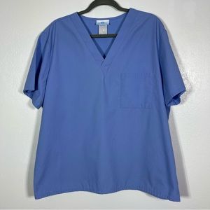 SB Unisex Scrubs, Scrub Top. Size Large. In good used condition!